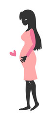 妊婦　シルエット