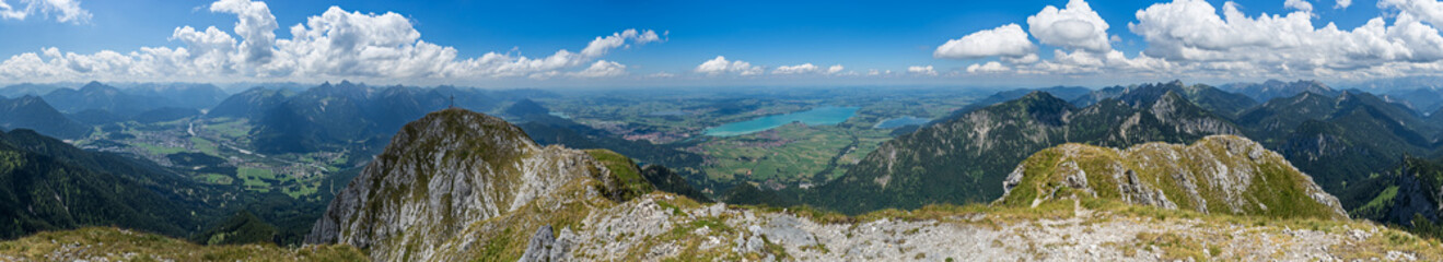 Fototapeta na wymiar Alpenpanorama