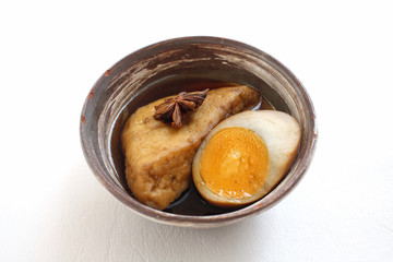 Stewed pork chinese food isolated