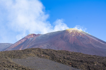 Views of Mount Etna, Sicily, Italy