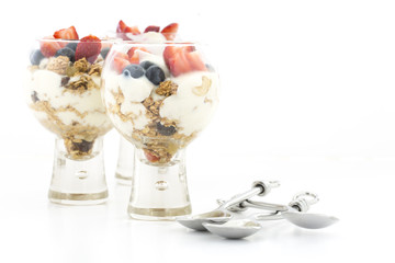 Yogurt Granola and Fruit Parfaits
