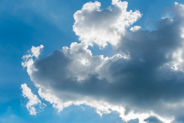 Blue sky with clouds