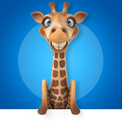 Fun giraffe