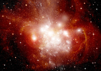 galaxy in a free space