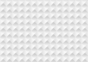 White Seamless Texture - Geometrical Background Illustration, Vector
