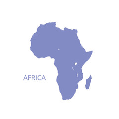 Africa map. Vector illustration.