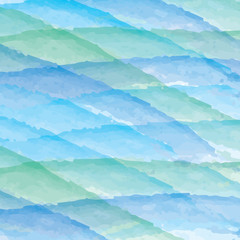 Abstract watercolor background.  light blue and green color.