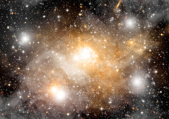 galaxy in a free space