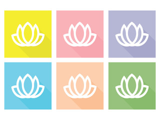 Lotus symbol icons