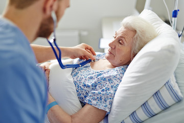 Listening to senior patient