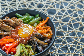 Bowl of bibimbap