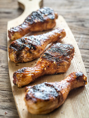 Grilled chicken drumsticks