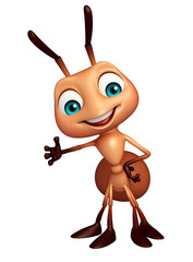 cute Ant funny cartoon character