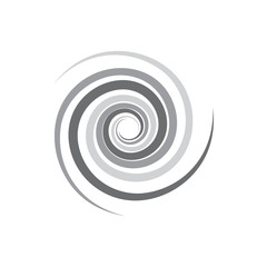 Abstract geometric spirals icon, simple style 