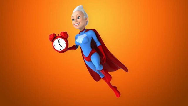 Computer animation - Super woman