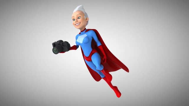 Computer animation - Super woman