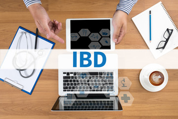  IBD - Inflammatory Bowel Disease. Medical Concept