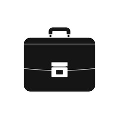 Business briefcase icon, simple style 