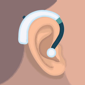 Ear Hearing Aid Ear Listen Sound Illustration