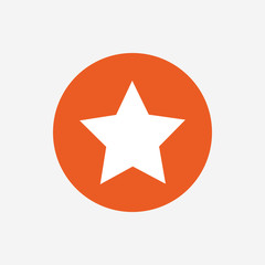 Star sign icon. Favorite button. Navigation