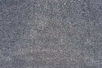close up of new asphalt road
