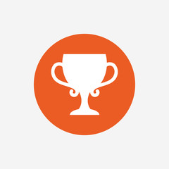 Winner cup sign icon. Awarding of winners.