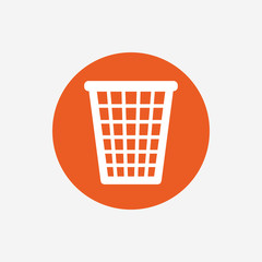 Recycle bin sign icon. Bin symbol.