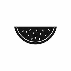 Piece of watermelon icon, simple style