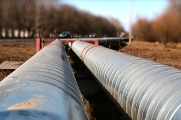 pipes in the street