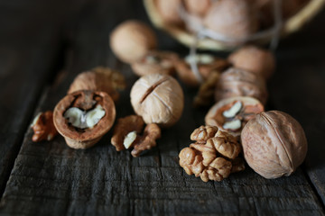 walnuts, whole and peeled