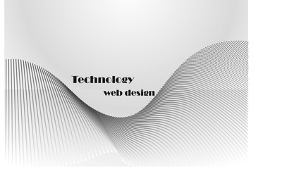technology gray background
