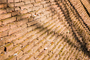 Background of old vintage brick