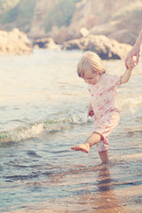 Cute Baby on the Beach