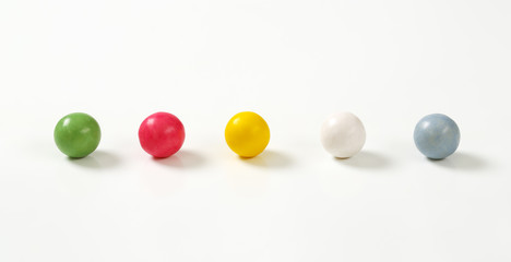 Colorful candy balls