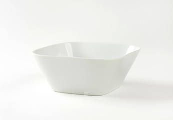 Square white bowl