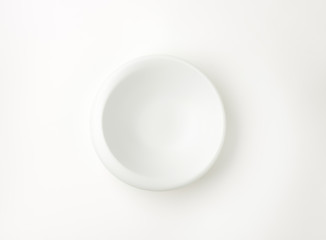 white bowl with irregular rim