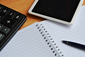 office supplier on the desk