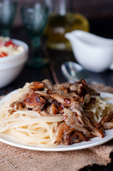 Pasta with mushroom