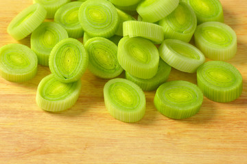 leek slices