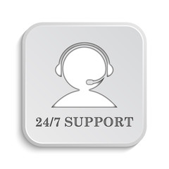 24-7 Support icon