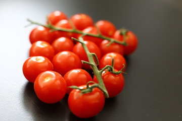 Bunch of fresh,red Cherry Tomatoes