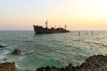 Wreak Ship in Persian Gulf