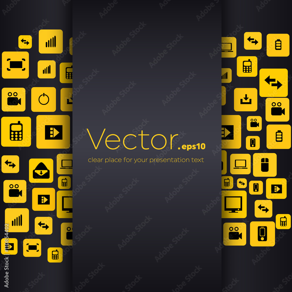 Fototapete abstract creative concept vector empty speech bubbles. for web and mobile applications isolated on b