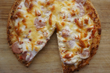 tasty and healthy pizza