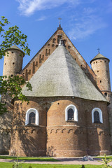 Fototapeta premium the ancient church of a defensive type