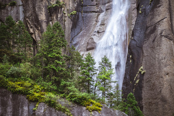 Fototapeta premium Tianfo waterfall in Tibet, China