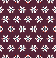 Vector modern seamless colorful geometry floral pattern, color abstract geometric background, pillow multicolored print, retro texture, hipster fashion design