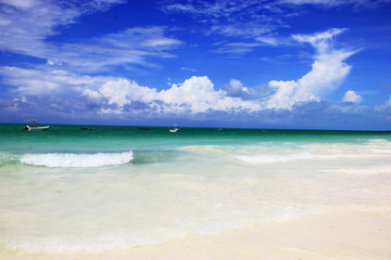 Zanzibar beach white sand Paje