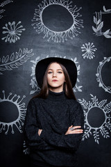 portrait of young beautiful girl