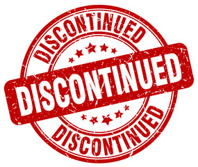 discontinued red grunge round vintage rubber stamp